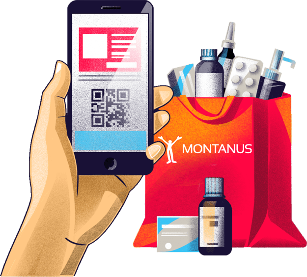 Zeichnung Online e-rezept Montanus Apotheke